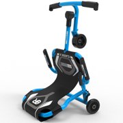 EzyRoller: Classic X - Blue - Ride-On Scooter, Cambering Motion, Pedal Free Cart, Hand Brakes, Extendable Frame, 154lb Capacity, Kids Ages 4+