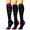 Purple Blue, variant on 6 Pairs Copper Compression Socks for Women & Men Circulation 15-29 mmhg - Better Blood Flow, Swelling, Best Support for Medical, Running, Nursing