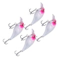 thumbnail image 4 of 4Pcs Artificial Simulation Plastic Minnow Crank Rock Lure Bait Fishing Accessory5#, 4 of 14