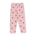 thumbnail image 4 of Goofa Floral Strawberr Printed Soft Pajama Pants for Women, Wide Leg Comfy Casual Lounge Yoga Pants-X-Large, 4 of 9