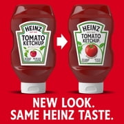 Heinz Tomato Ketchup Inverted Squeeze Bottle, 1 Bottle, for Easy Sharing and Easy Serving, 32 oz