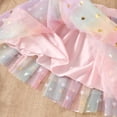 thumbnail image 6 of BLTIBY Girls Layered A-Line Tutu Skirts Versatile Puffy Tulle Skirt Cute Star Ballet Dance Skorts Pink 3 7-8 Years, 6 of 9