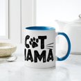 thumbnail image 6 of CafePress - Cat Mama Mugs - 11 oz Ceramic Mug - Novelty Coffee Tea Cup, 6 of 6