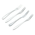thumbnail image 3 of 5 pcs Delicate Useful Stainless Steel Fruit Fork Cake Fork Exquisite Fork for Children Use (Pointed Tail Fork), 3 of 8
