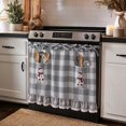 thumbnail image 6 of Oven Skirt Curtain with Tie Top, Farmhouse Decorative Stove Door Panel Curtain, Rustic Kitchen Decor for Country Home Kitchen Decoration, 6 of 6