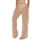 thumbnail image 2 of Traje de baño para cubrir pantalones Jumppmile, malla transparente, volantes, talla S, color caqui, 2 of 6
