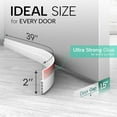 thumbnail image 3 of ZOUYUE Door Draft Stopper, Under Door Sweep for Exterior & Interior Doors, Weather Stripping Door Seal, Garage Window Blocker Noise Cold Air Insulation, Draft Guard White 2" W x 39" L, 3 of 8