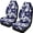 Floral Tropical Leaves, variant on XYZCANDO Butterfly Seat Covers Polyester Fabric Easy Install Car Front Seat Covers car Front Seats Interior, Anti-Slip Waterproof Auto Vehicle
