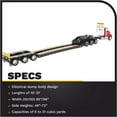thumbnail image 2 of 1:50 Western Star 49X SB Tridem Tractor - Opening Hood - Detroit Diesel Engine - Opening Doors & Interior XL 120 HDG Drop Deck Trailer, with Single & Tandem Axle Boosters - Diecast Masters - 71090, 2 of 8