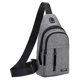 thumbnail image 1 of Bolsa de mensajero de los hombres Correa para el hombro Bolsa de mensajero de pecho con agujero USB y auriculares Agujero Senderismo Mochila Multiusos, 1 of 8