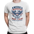 thumbnail image 2 of Smartprints America 250Th Anniversary Men's T-Shirt White, Cotton, S, 2 of 4