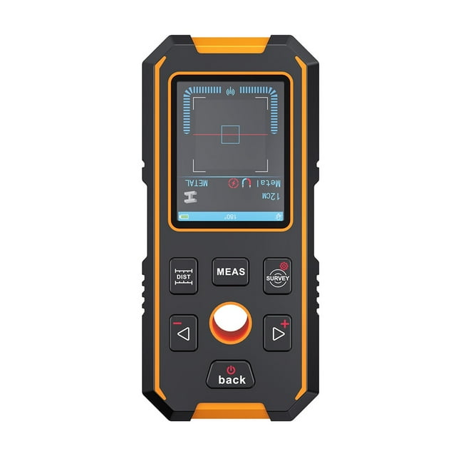 Handheld Wall Metal Detector Scanner with Positioning Hole Wooden AC Wires Metal Pipes Rebars ,Easy to Use