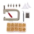 thumbnail image 2 of Rongfmy Hand Press Bead Setter Tool Bead Rivet Attachment Machine with Bead Bead Setting Yellow, 2 of 9