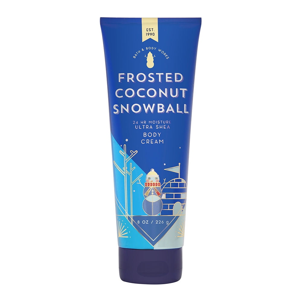 Bath And Body Works Frosted Coconut Snowball 80 Oz Ultra Shea Body Cream
