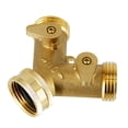 thumbnail image 2 of Milisten 1PC Ball 3/4 inch Garden Hose Barb 3-way Shut-off Pipe Replacement, 2 of 6