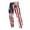 Red, variant on Patriotic 250th Anniversary Flag Print Work Pants for Men