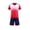 Red B2, variant on Boys Clothes Size 8 School Jersey Soccer Set Sport Team Uniform V Neck Shirt and Shorts Training Outfits for Boys