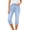 Z25Light Blue, variant on Denim Capris for Women Casual Trendy Tummy Control Mid Rise Stretch Jeans Summer Distressed Curvy Pants with Pockets Dark Blue L