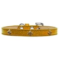 thumbnail image 6 of Dog, Puppy  Pet Widget Ice Cream Collar, "Bronze Fleur De Lis", 6 of 10