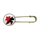 thumbnail image 1 of Japón Asia samurai Katana Sakura acción silueta EsES Broche De Broche De Metal Antiguo Unbranded M, 1 of 3