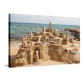 thumbnail image 1 of Amazing Sandcastle on a Mediterranean Beach Stretched Canvas Wall Art by Philip Lange  Sold by ArtCom, 1 of 5