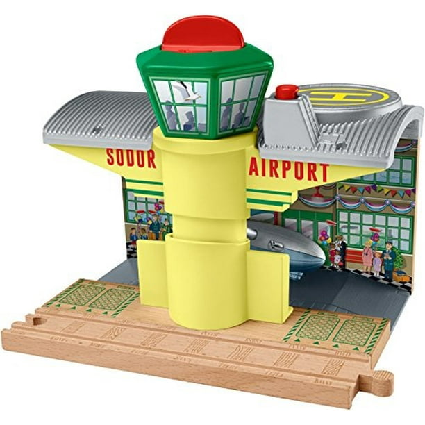 Fisher-Price Thomas & Friends Wooden Railway, Sodor Airship Hangar - Walmart.com - Walmart.com