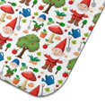 thumbnail image 3 of White Christmas Gnome Pattern Dish Drying Mat for Kitchen 1 Pack, Ultra Absorbent Microfiber Dishes Drainer Mats,18x24in(46x61cm), 3 of 4