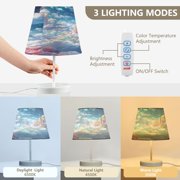 YAZAOO Table Lamp Creative Dream above The Clouds Pattern Simple Pattern Night Light