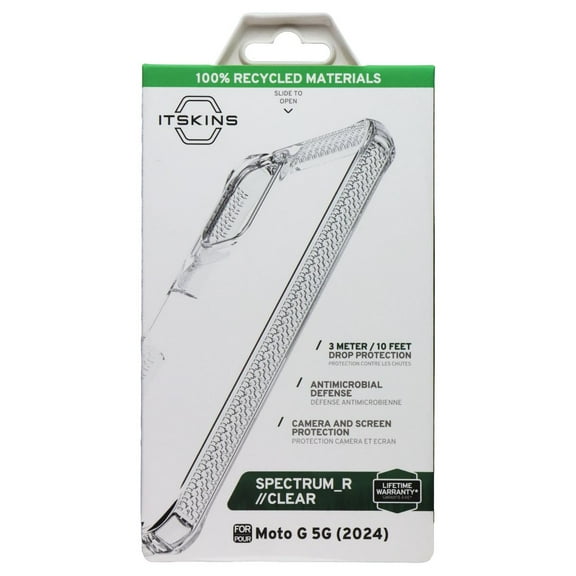 ITSKINS Spectrum_R Clear Case for Motorola Moto G 5G (2024) - Transparent