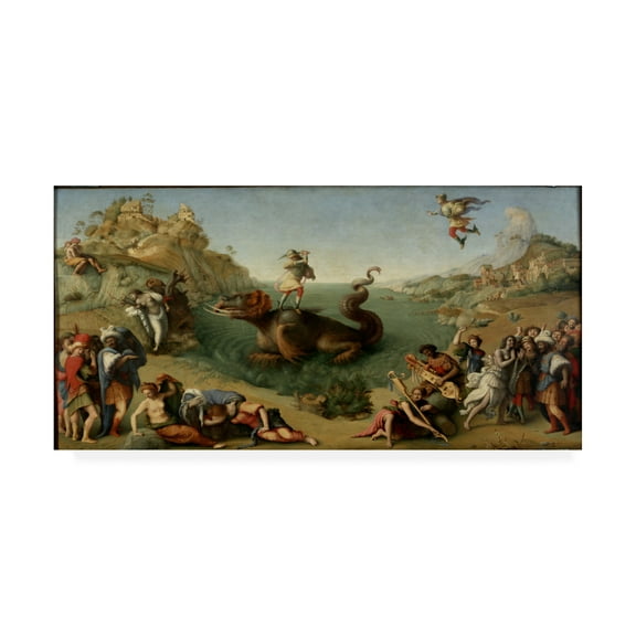 di Cosimo 'Andromeda freed by Perseus' Canvas Art