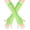Green, variant on Women's Summer Thick Fishnet Stretch Long Gloves, Punk Fingerless Nightclub Party Gloves Green,One Size