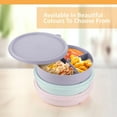 thumbnail image 3 of SIGNORAWARE 3 Pack 3-Compartment Snack Containers with Lids, BPA-Free Food Storage, 3 of 7