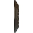 thumbnail image 4 of Ekena Millwork 12 1/2"OD x 1 1/2"P Carlsbad Ceiling Medallion (Fits Canopies up to 7 7/8"), Hand-Painted Stone Hearth Crackle, 4 of 7