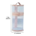 thumbnail image 3 of Fridja Cylindrical Mesh Storage Organizer Dual Purpose Design for Office Supplies and Craft Tools Clear View Round Pouch with Double Openings Durable Fabric Construction, 3 of 7