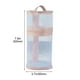 thumbnail image 3 of Bolsa de malla para bolígrafos | Organizador de estuche cilíndrico transparente | Soporte de papelería de gran capacidad para estudiantes y oficina | Bolsa de gasa redonda duradera | 20x9.5x9.5cm, 3 of 6