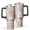 Pioneer Flower Floral-3, variant on 40oz Pioneer Flower Floral Print Pattern Insulated Tumbler with Handle, BPA-Free Leak Proof Lid and Straws, Double Wall Vacuum, Hot 12h/Cold 34h