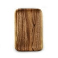 thumbnail image 1 of Solid Wood Serving Tray Tea Plate Fruit Vegetable Platter Bread Dessert Cake Pan, 1 of 9