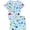 Light blue dinosaur, variant on ATAIKU Summer Pajamas for Boys Astronaut Short Sleeve 2-Piece PJs Set Toddler Kid Comfy Sleepwear Size 3-12Y