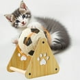 thumbnail image 4 of OEFNTAC Home and Kitchen Sisal Cat Scratching Ball Roller Climbing Frame Durable No Shedding Entertainment Scratcher for Cats Play 7.09x7.09x4.72in, 4 of 6