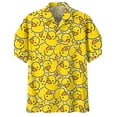 thumbnail image 2 of Camisa de hombre Camisa hawaiana de verano Camisa con botones Estampados gráficos de animales Camisa de pato con cuello vuelto Estampado 3D Ropa estampada de manga corta, 2 of 5