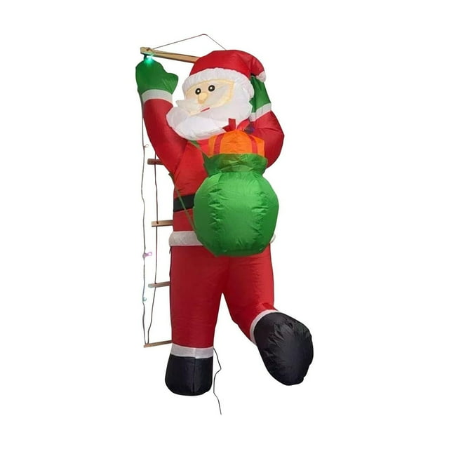 Papá inflable navideño, decoración navideña para fiestas, decoración inflable navideña para patio al libre.
