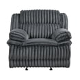 thumbnail image 4 of Lexicon Goodland Corduroy Glider Reclining Chair in Dark gray, 4 of 15