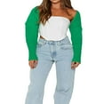 thumbnail image 1 of Women Ultra-short Knitted Sweater Coat, 1 of 9