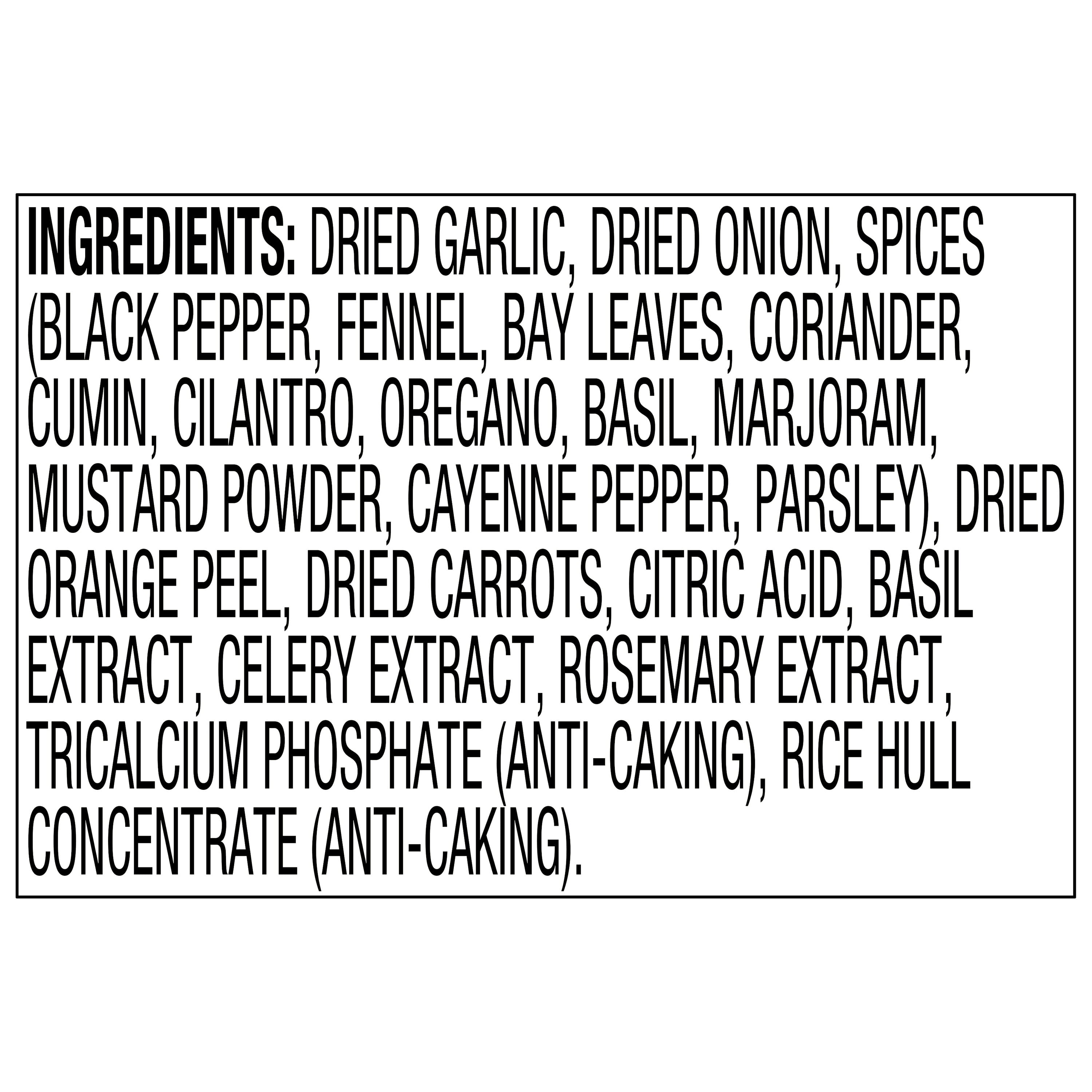 Great Value Salt-Free Garlic & Herb Seasoning Blend, 2.5 oz