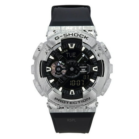 Casio G Shock G Steel Analog Digital Grunge Camouflage Resin Strap Black Dial Quartz GM 110GC 1A 200M Men s Watch Walmart