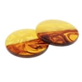 thumbnail image 2 of 2pcs resina colgante del encanto de los granos del arte cuelga los resultados de la joyería de la gota del oído del pendiente Redondo Amarillo Marrón Soledad Colgante de dijes de joyería, 2 of 10