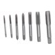 thumbnail image 1 of Macho de rosca manual, 7 piezas de rosca de tornillo chapado en titanio, macho de roscar, eficiencia óptima, 1 of 8