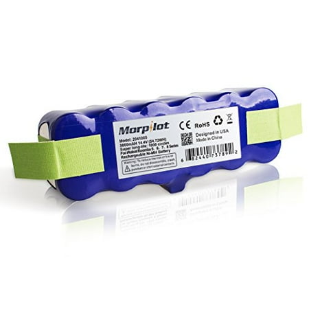 - Morpilot 3800mAh 14.4V XLife Extended 1000-Circles Battery for Roomba 500/600/700/800 Series 500 510 530 531 570 580 595 600 620 630 650 660 700 760 770 780 790 800