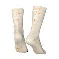 thumbnail image 5 of Uemuo Pita Tortilla Pattern Women's Crew Socks, Soft Durable Breathable Moisture-Wicking with Odor Control Cotton socks, 5 of 9