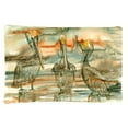 thumbnail image 1 of Carolines Treasures 8980PILLOWCASE Pelicans on Their Perch Abstract Fabric Standard Pillowcase, 1 of 2